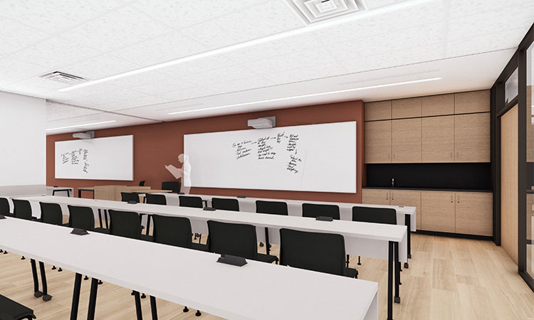 classroom concept from a student point of view