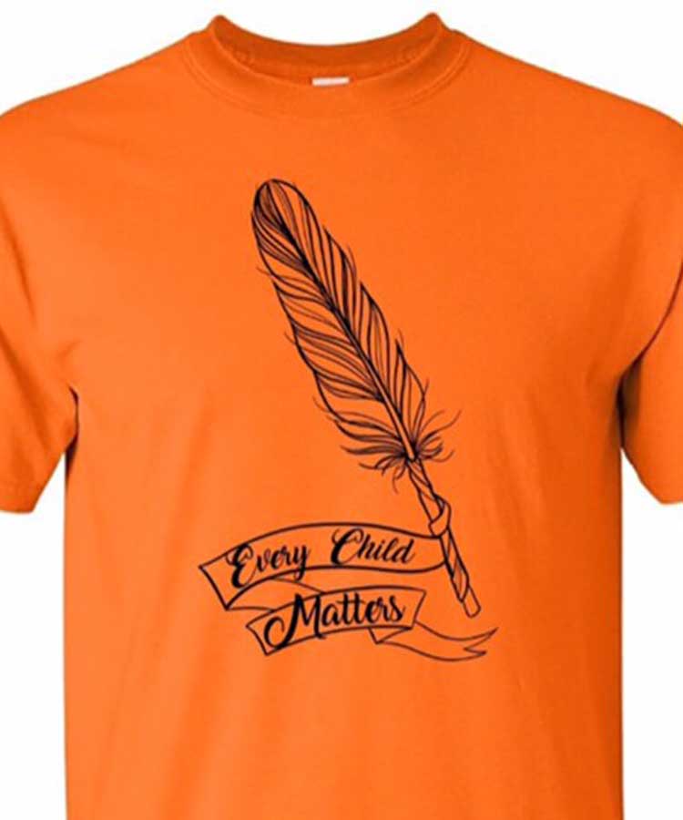 Every child matters: orange shirt day
