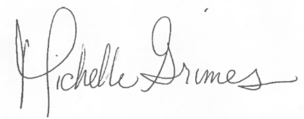 Michelle Grimes Signature